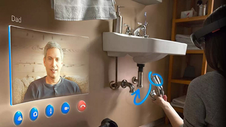 HoloLens 微軟虛擬現實設備顛覆大屏幕