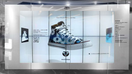 CONVERSE互動櫥窗 自己制作獨一無二的鞋子