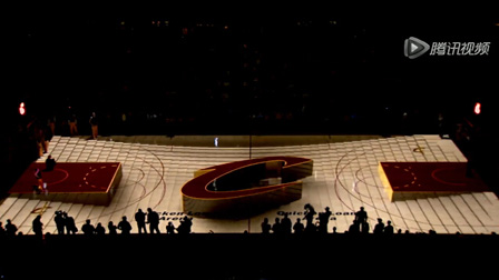 球場塌陷了？NBA騎士隊(duì)場地投影