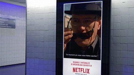 Netflix場景應用 讓廣告牌隨場景“活”起來