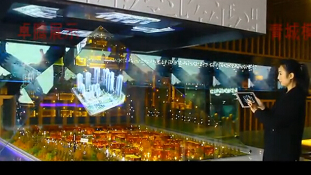 360度3D全息投影五位一體模型沙盤
