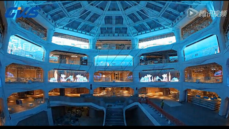 透明LED顯示屏酷炫西班牙馬德里PRIMARK旗艦店