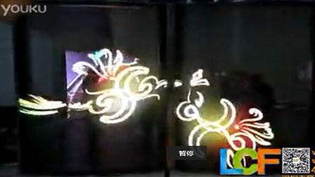 LED透明玻璃顯示屏效果