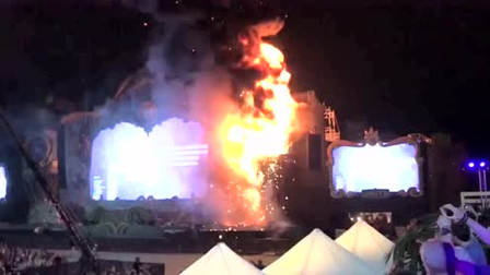 Tomorrowland舞臺發生火災