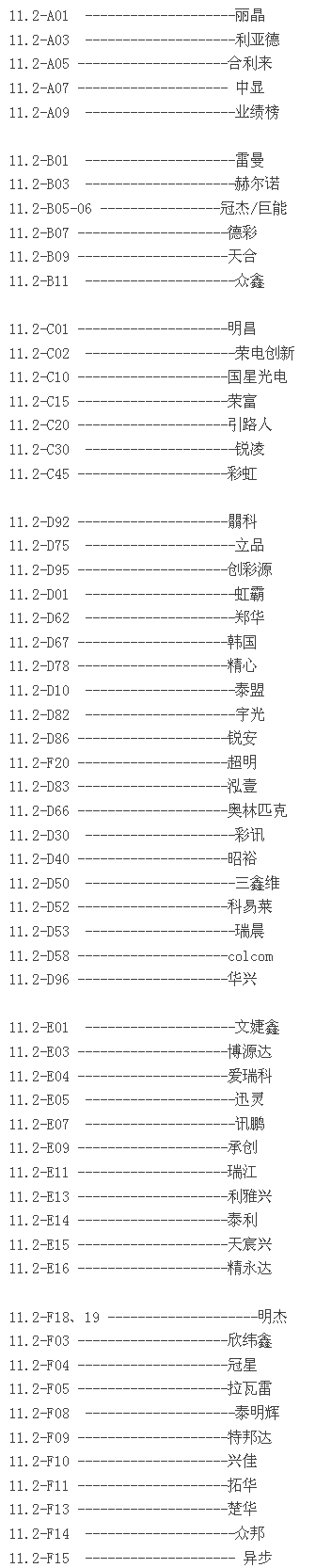 廣州國際LED展展位圖 精準(zhǔn)鎖定目標(biāo)企業(yè) 6.png
