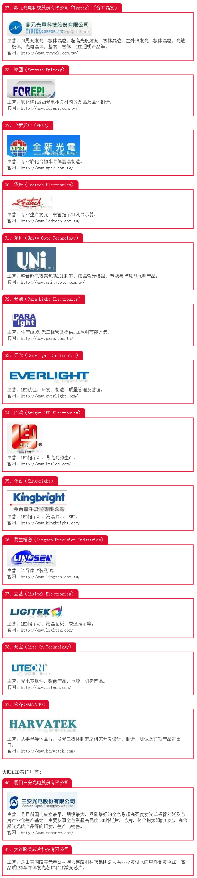 2016年LED芯片生產廠商（附詳細介紹） 3.jpg