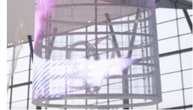 歐洲最大的橢圓型LED透明屏亮相波斯尼亞購物中心.jpg