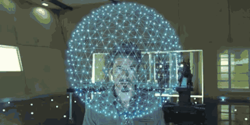 【視頻】索尼黑科技投影儀 把桌面瞬間變成觸摸屏 1.gif